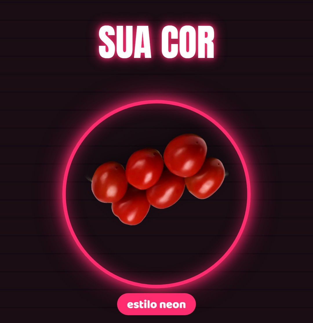 Estilo neon: anel rosa brilhante no fundo escuro